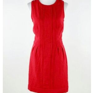 W118 Walter Baker Red Tailored Dress Size Medium